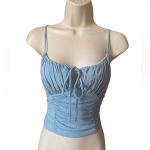 Windsor Women’s Light Blue Cropped Top Medium NWT